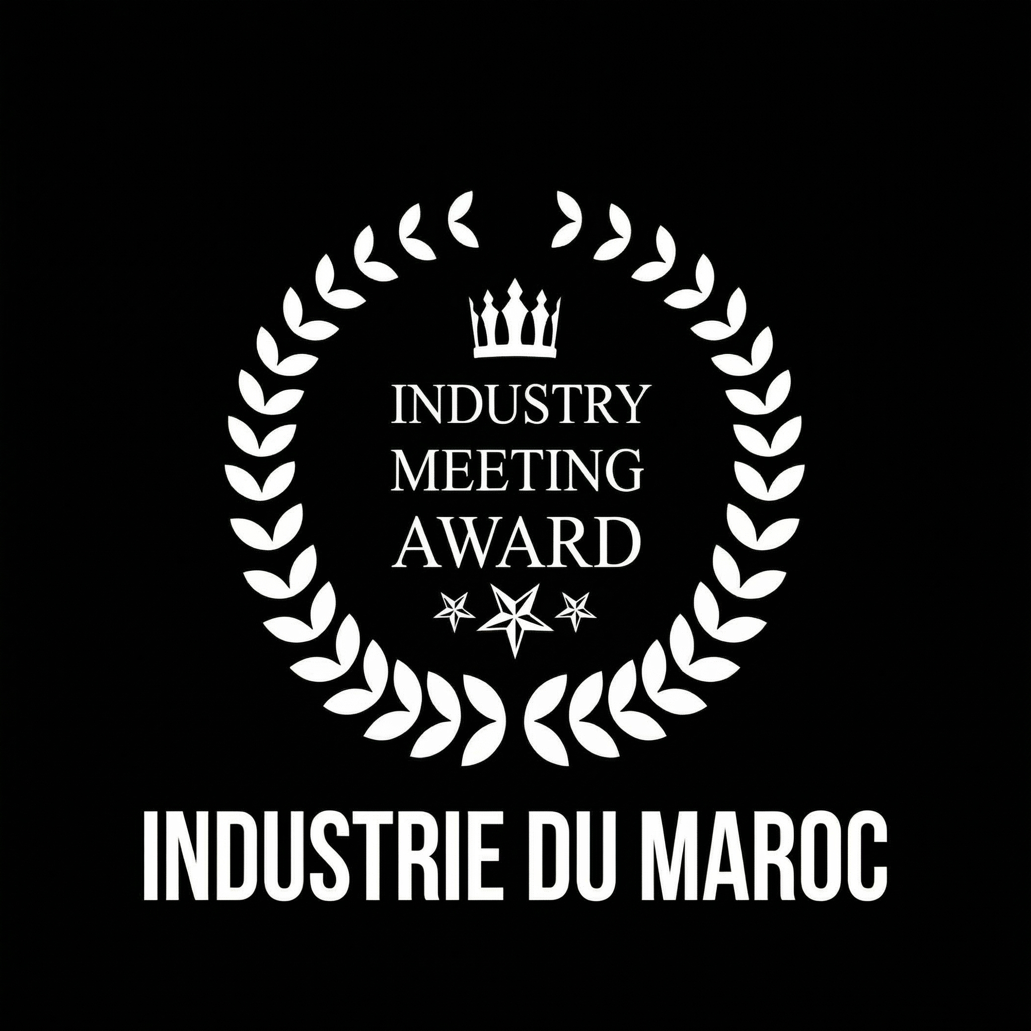 Logo Industry Meeting Award Blanc